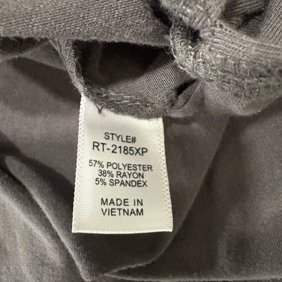 Zenana Outfitters Charcoal Long Sleeve Tee - Picture 3 of 5